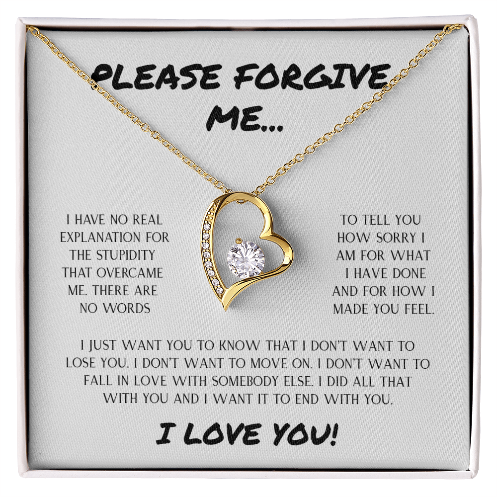 Please Forgive Me | Forever Love Necklace