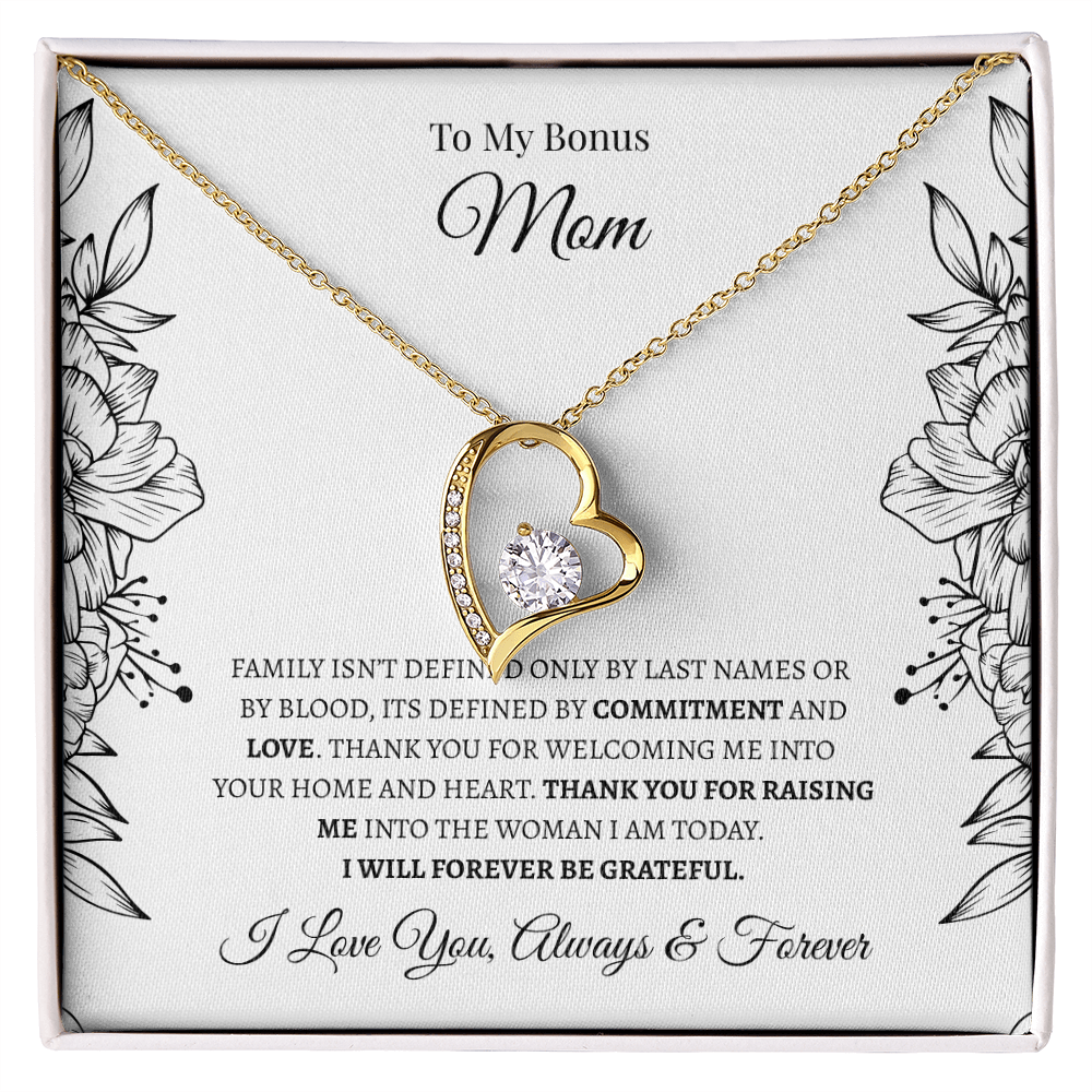 To My Bonus Mom | Forever Love Necklace
