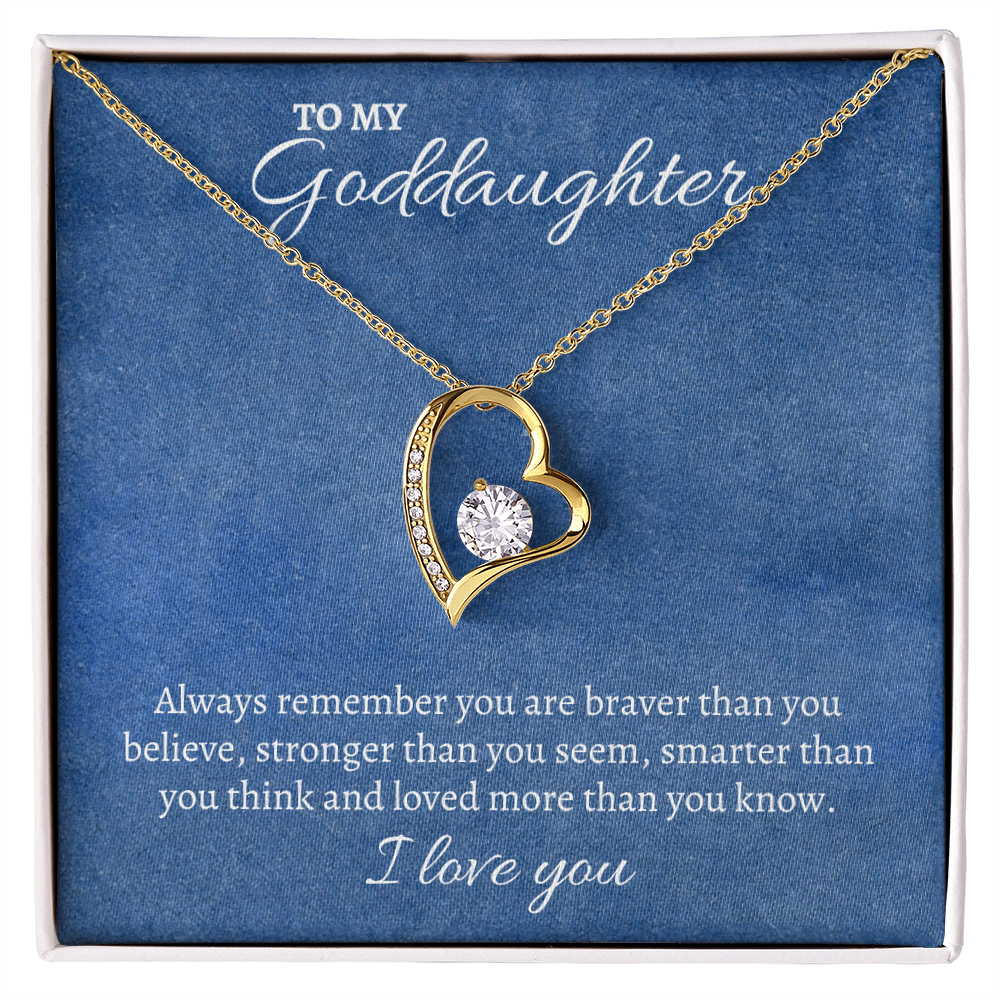 To My Goddaughter | Forever Love Necklace