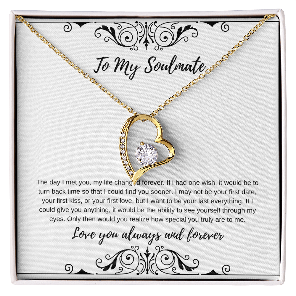 To My Soulmate | Forever Love Necklace