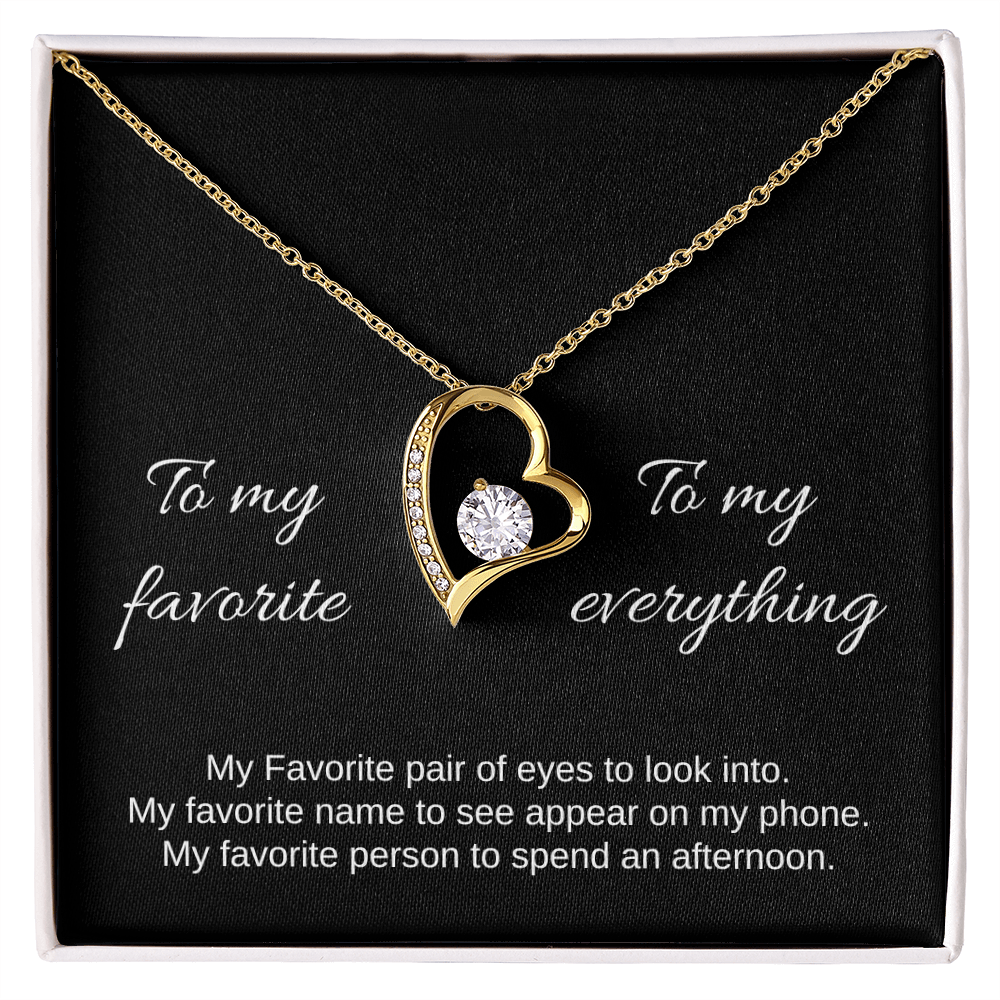 To My Favorite | Forever Love Necklace
