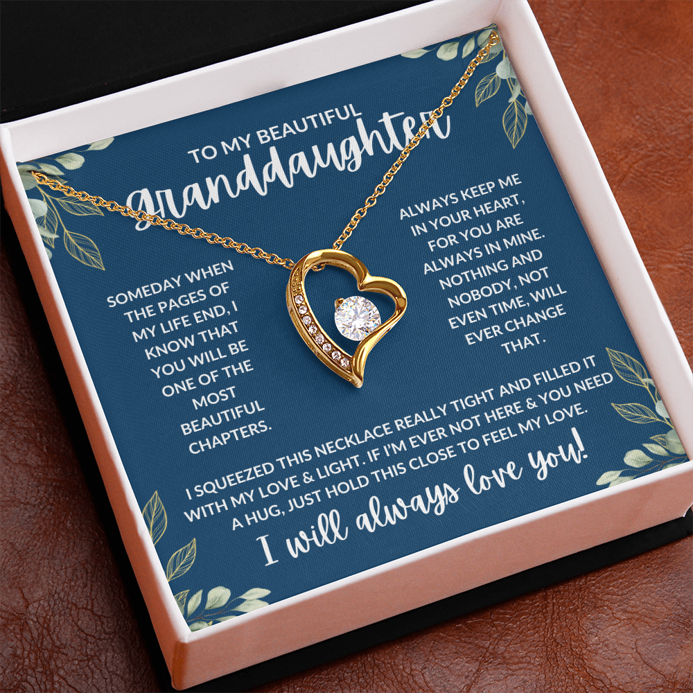 To My Granddaughter | Forever Love Necklace
