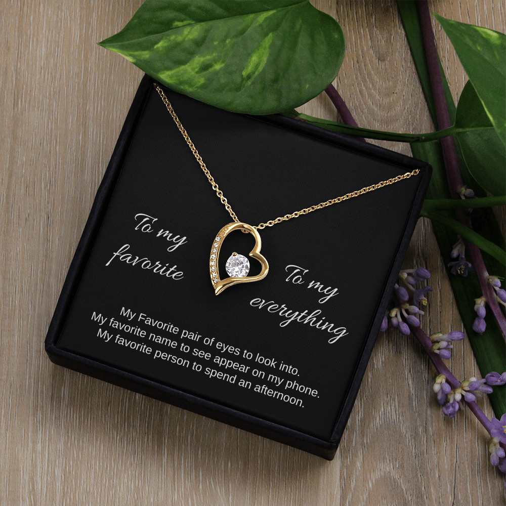 To My Favorite | Forever Love Necklace