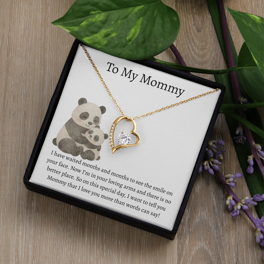 To My Mommy Pandas | Forever Love Necklace
