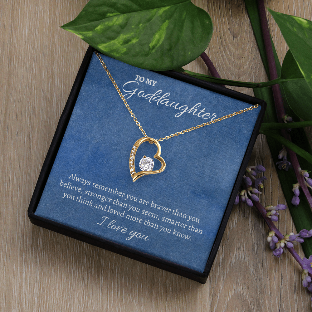 To My Goddaughter | Forever Love Necklace