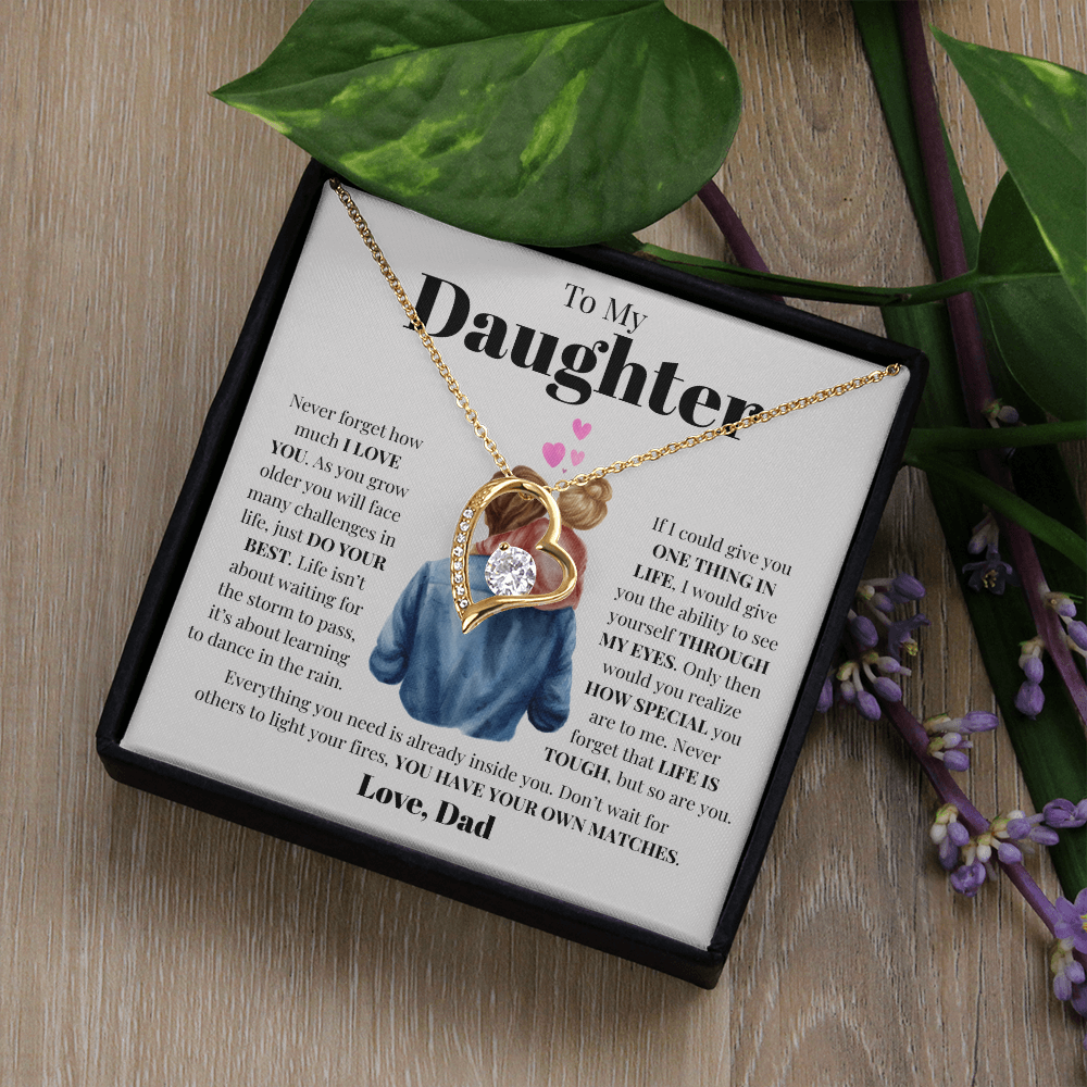 To My Daughter | Forever Love Necklace