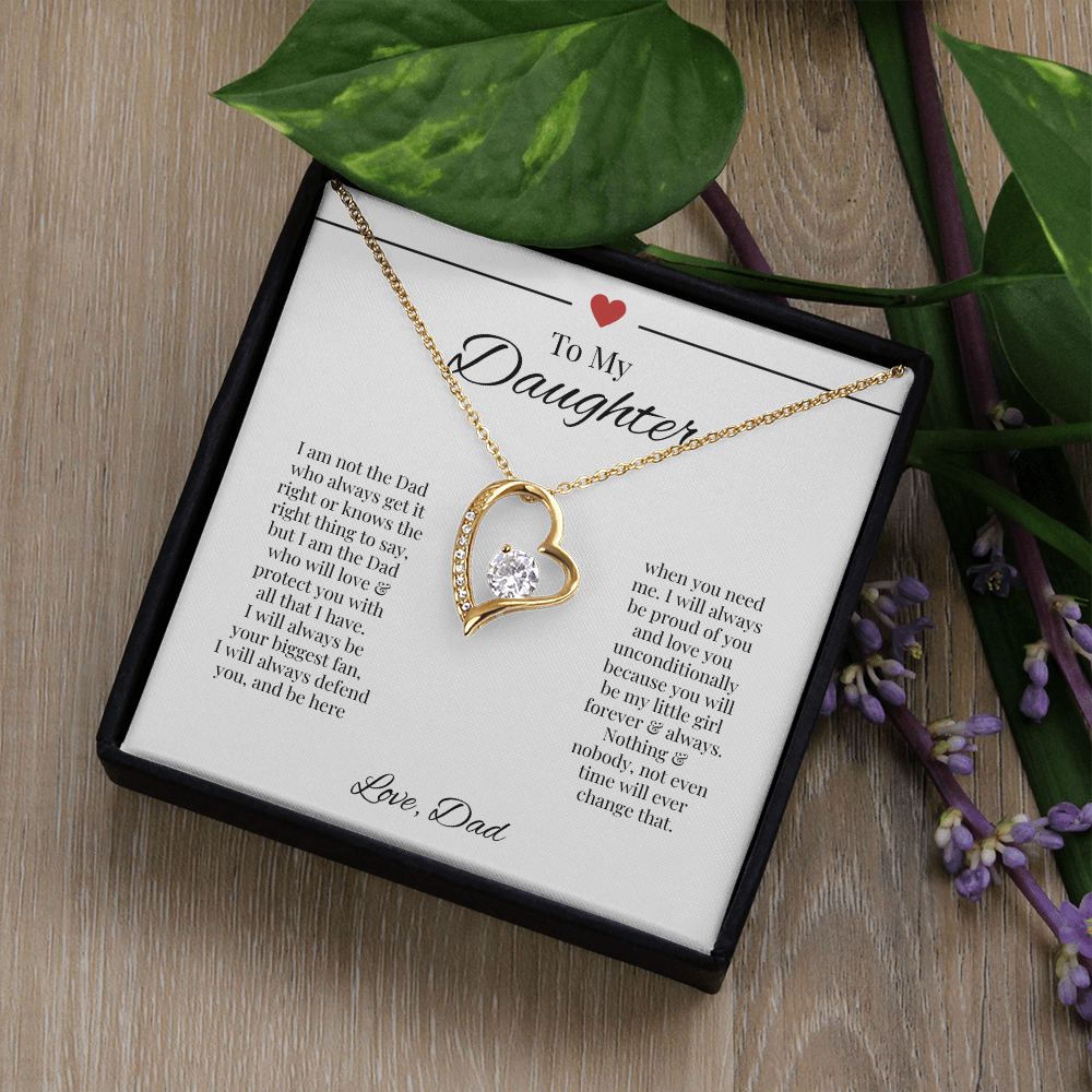 To My Daughter from Dad | Forever Love Necklace