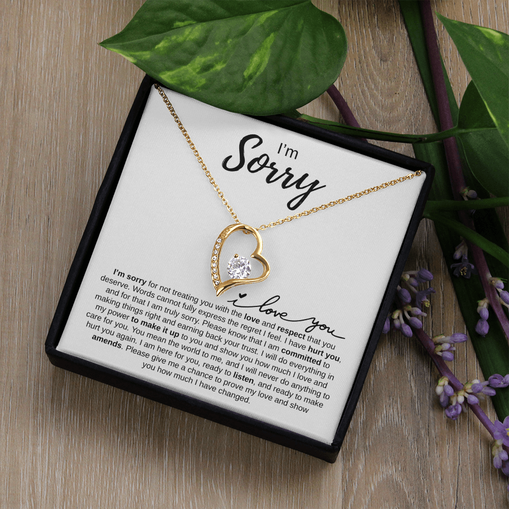 I'm Sorry | Forever Love Necklace