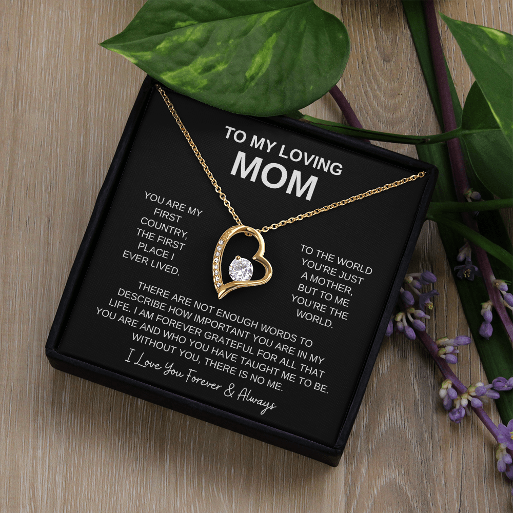 To My Loving Mom | Forever Love Necklace