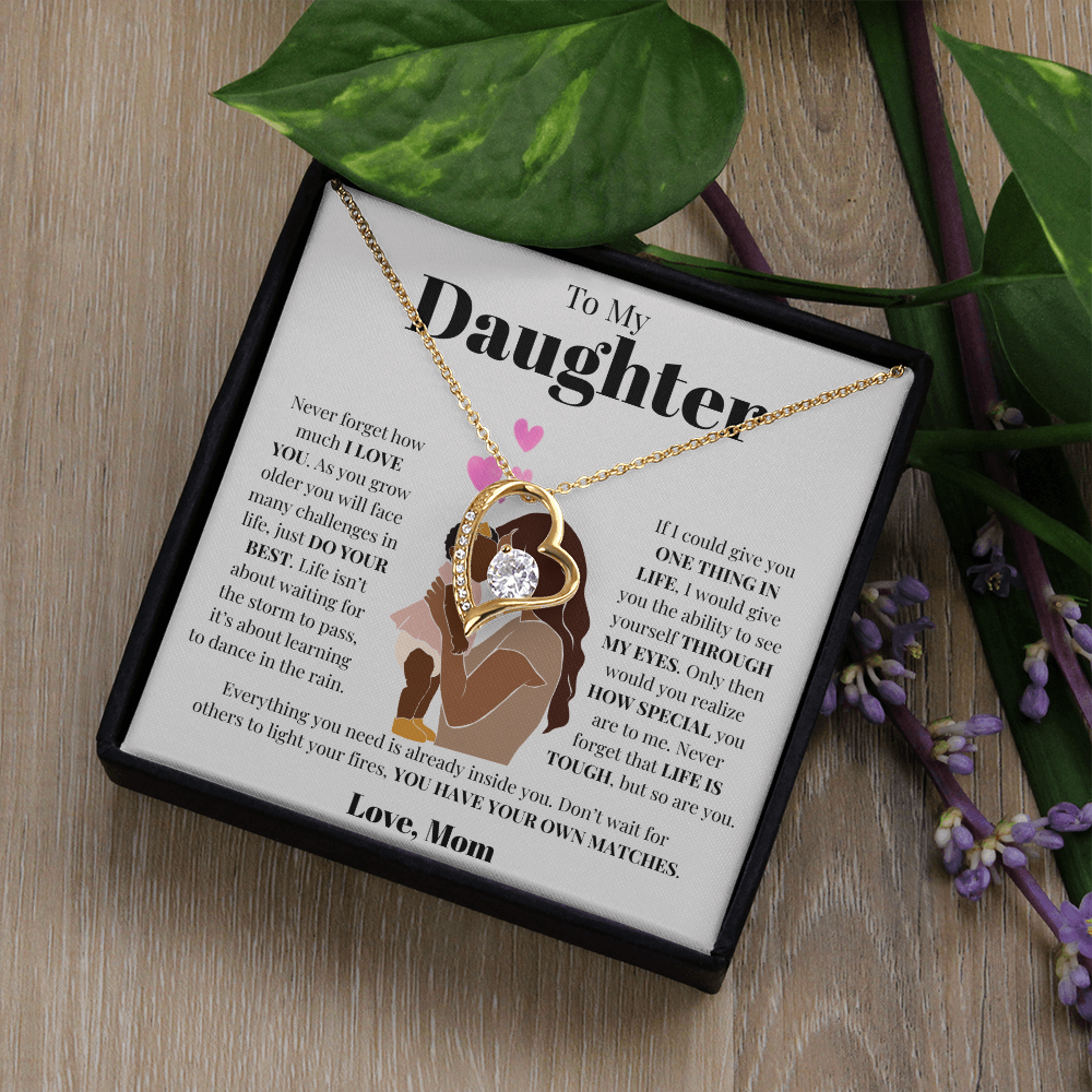To My Daughter from Mom | Forever Love Necklace