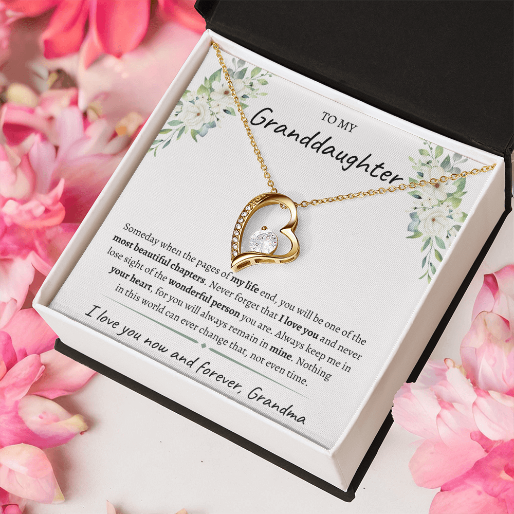 To My Granddaughter from Grandma | Forever Love Necklace