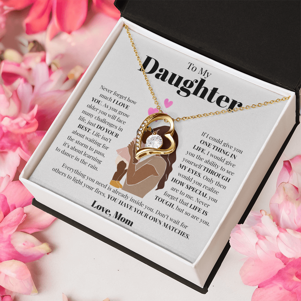 To My Daughter from Mom | Forever Love Necklace