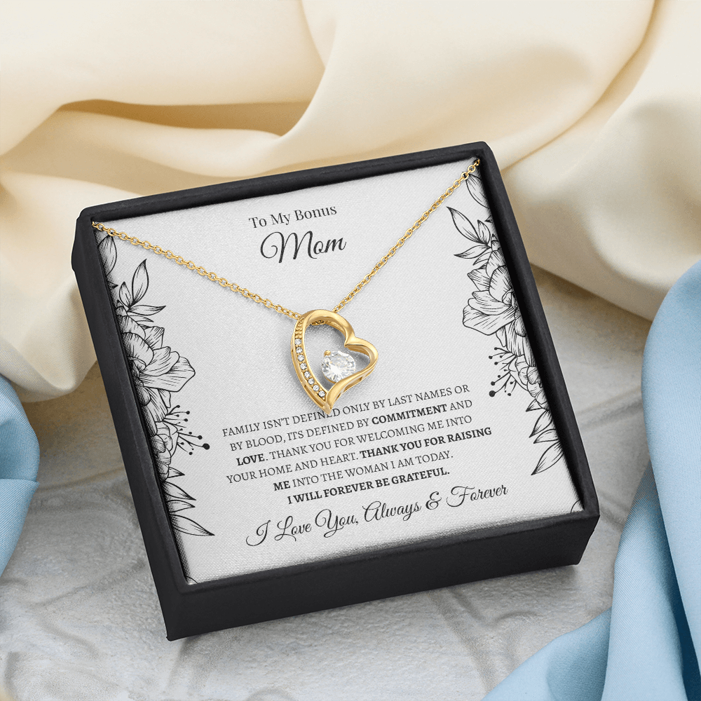 To My Bonus Mom | Forever Love Necklace