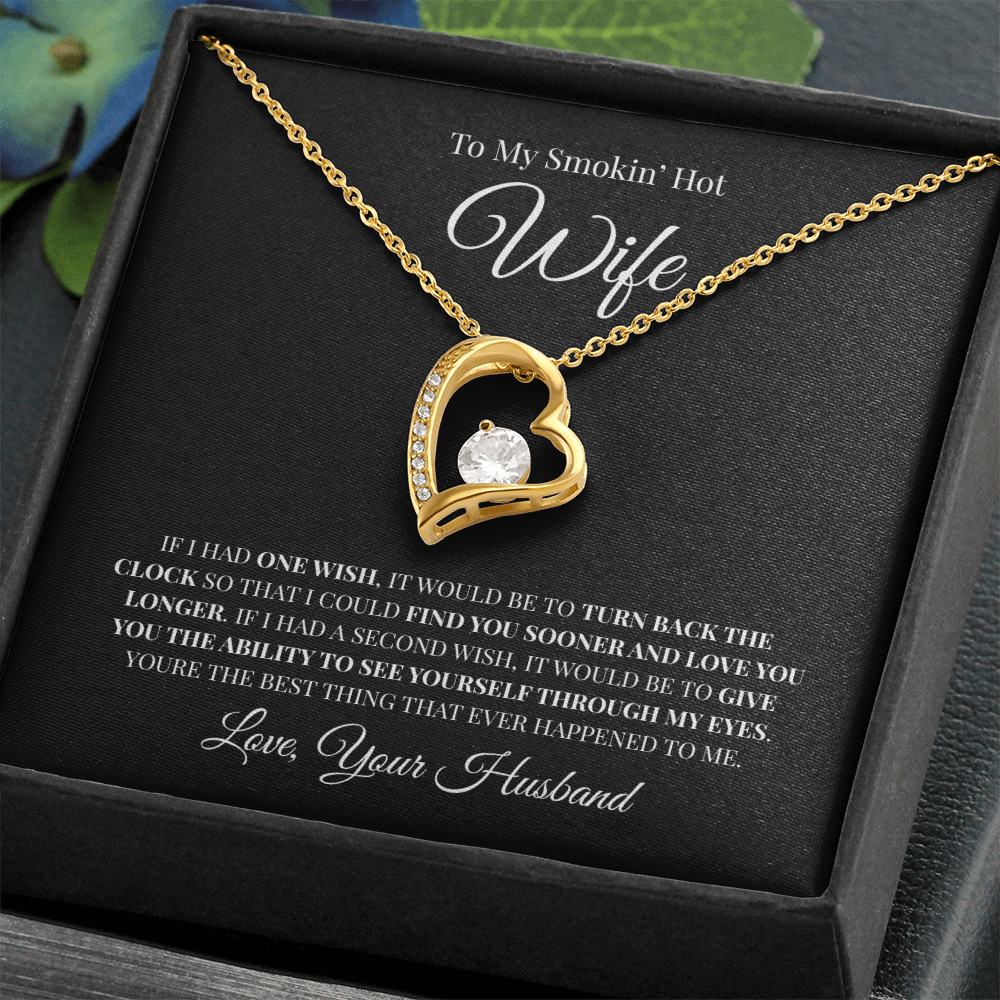 To My Smokin' Hot Wife | Forever Love Necklace