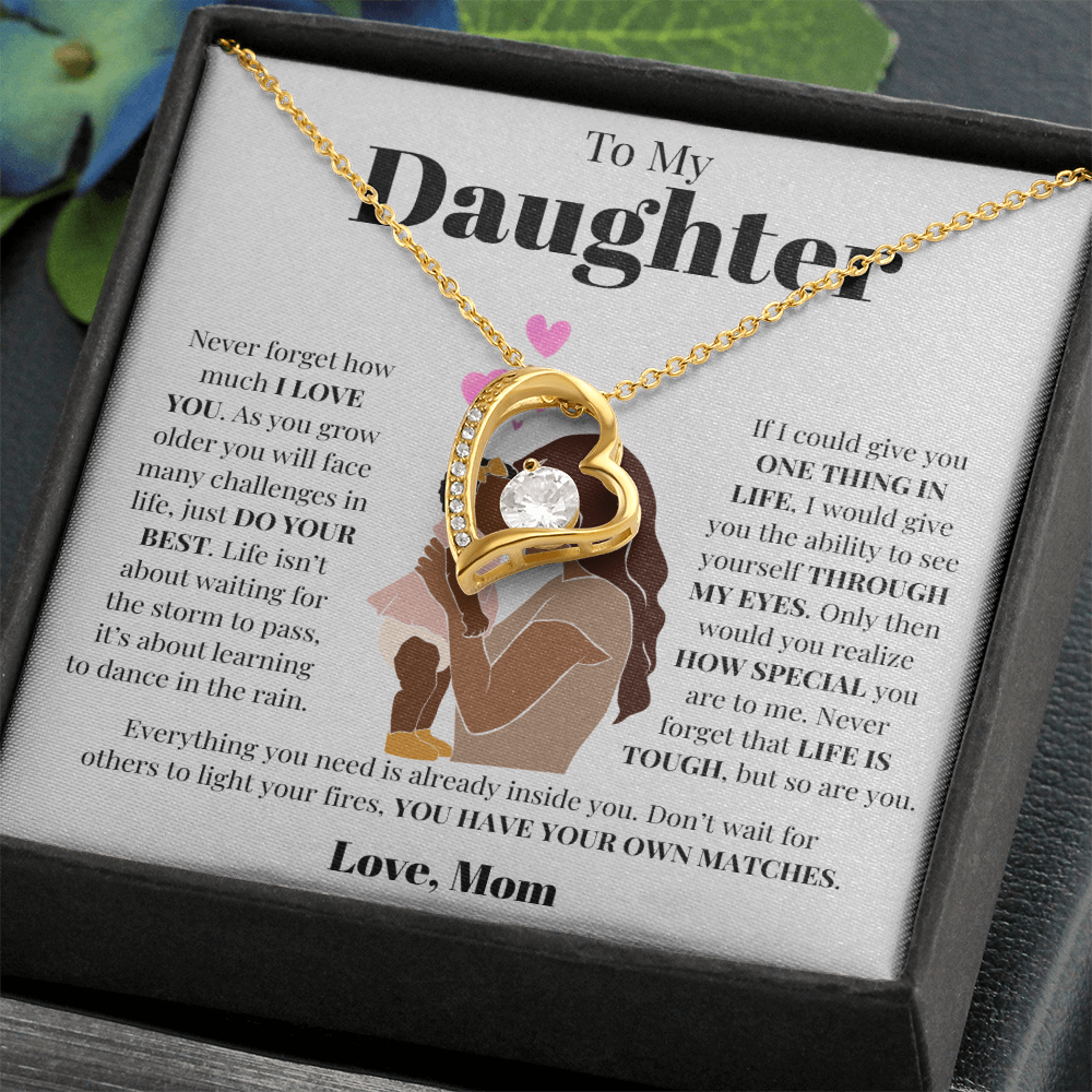To My Daughter from Mom | Forever Love Necklace