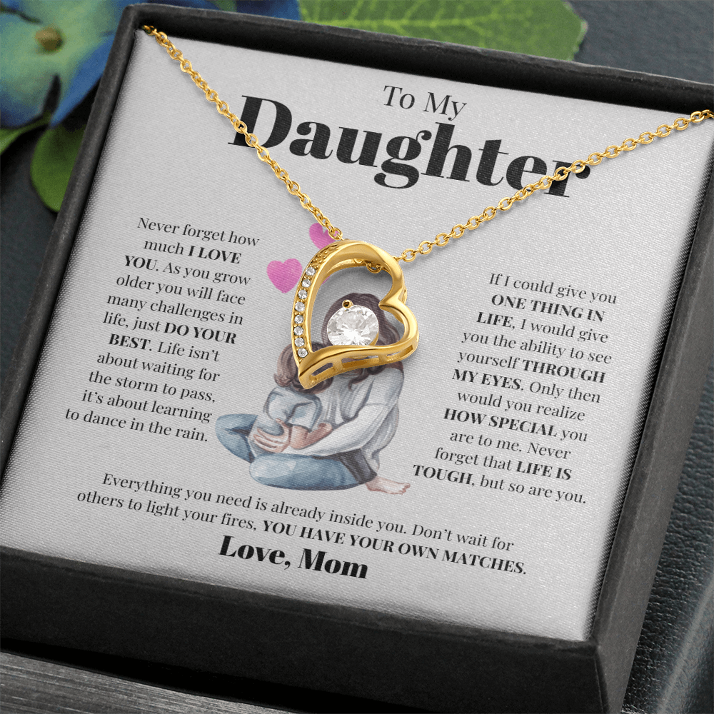 To My Daughter from Mom | Forever Love Necklace