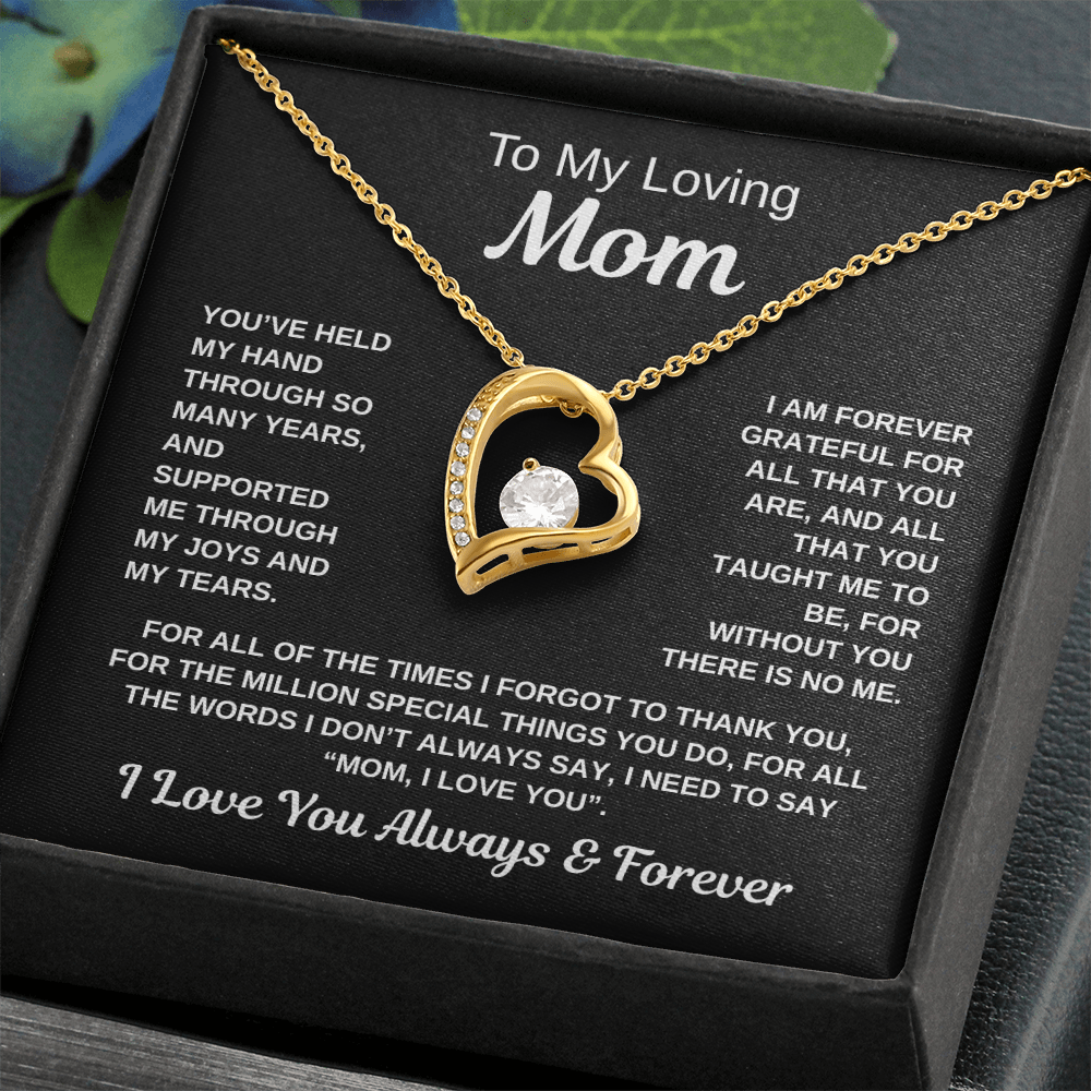 To My Loving Mom | Forever Love Necklace