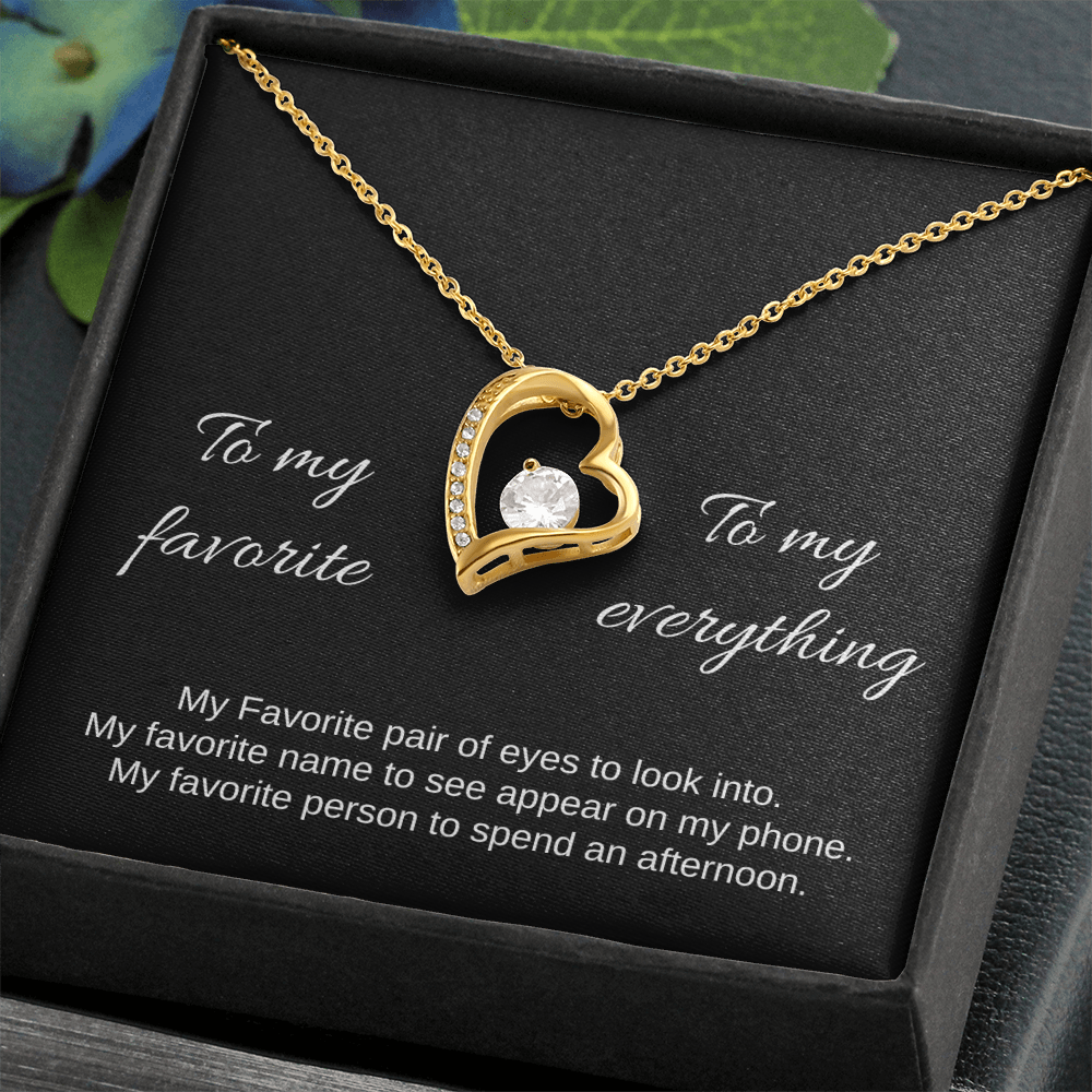 To My Favorite | Forever Love Necklace