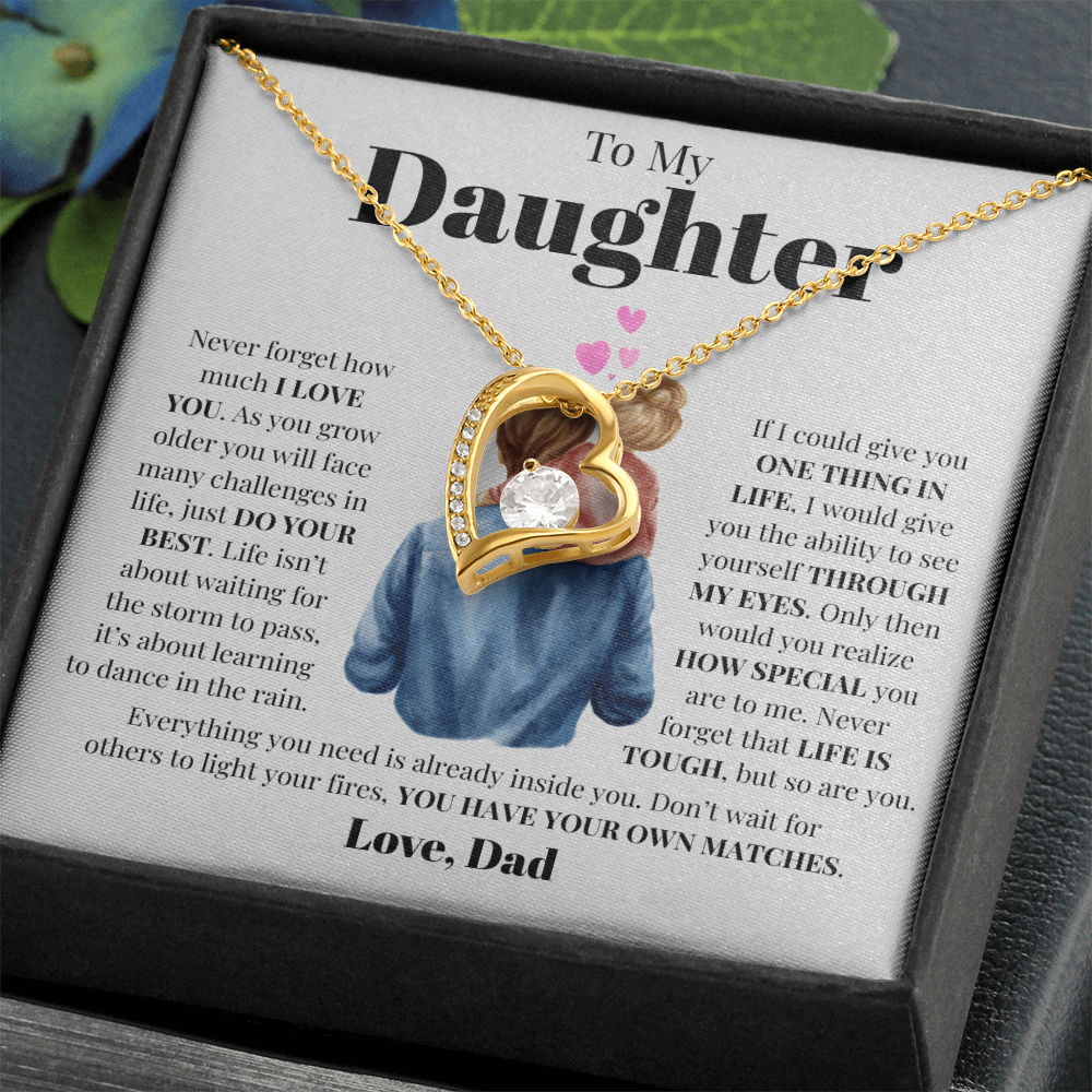 To My Daughter | Forever Love Necklace