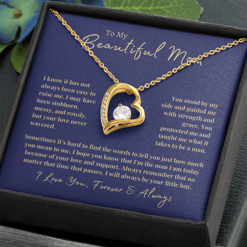 Gift to Mom from Son | Forever Love Necklace