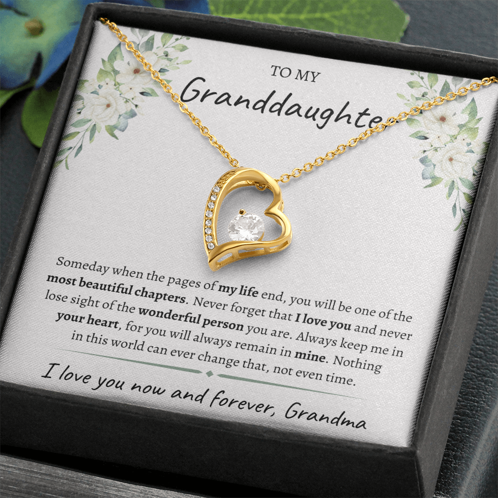 To My Granddaughter from Grandma | Forever Love Necklace