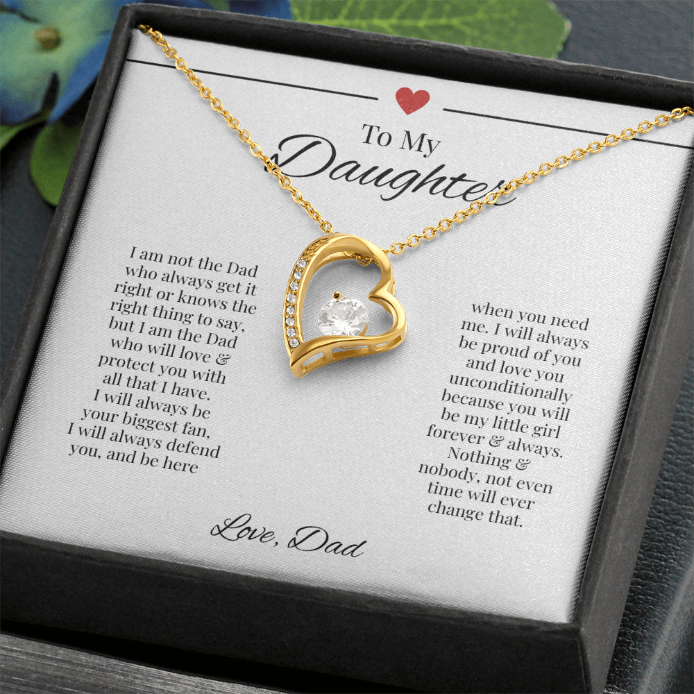 To My Daughter from Dad | Forever Love Necklace