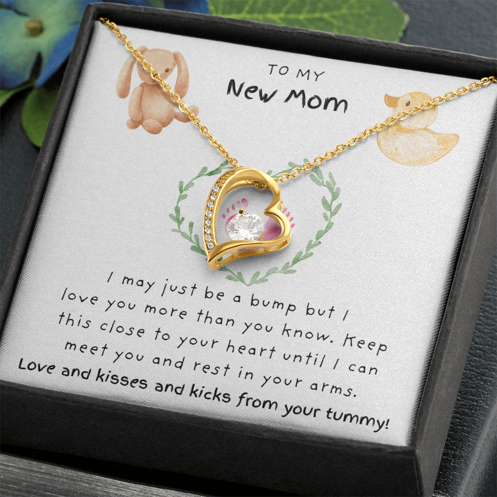 To My New Mom Pink | Forever Love Necklace