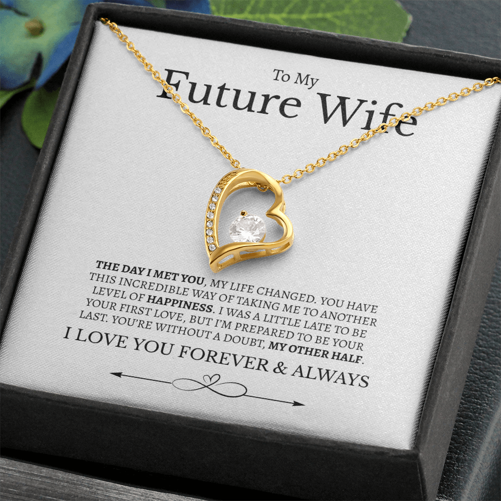 To My Future Wife I love you Forever & Always | Forever Love Necklace