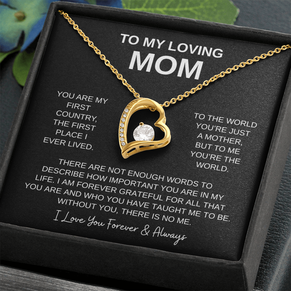 To My Loving Mom | Forever Love Necklace