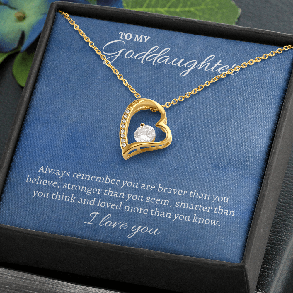 To My Goddaughter | Forever Love Necklace